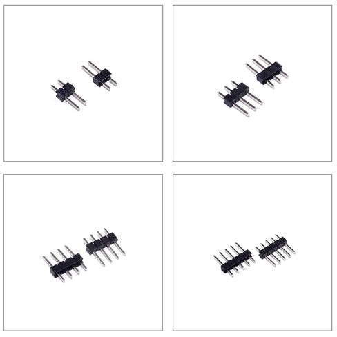 Pin Headers 2.0mm Header Connector Kit, 2 Row Female Header Pins 2P 3P 4P 5P 6P 7P 8P 9P 10P 12P PCB Board Pin Header Strip 180 Degree (YO-Pin-Str-2.0-F-Dual) in Kuwait