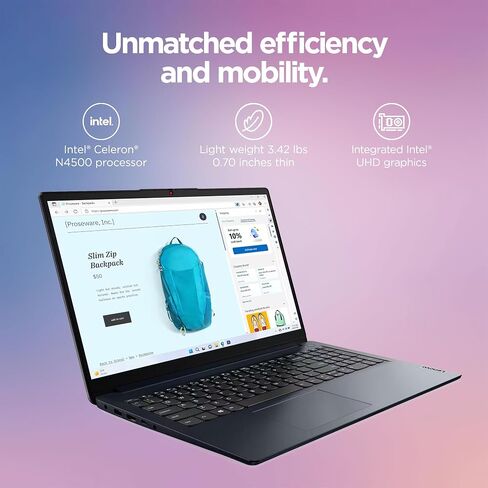 Lenovo IdeaPad Captop Computer 2025 ، 15.6 "عرض ذاكرة وصول عشوائي 20 جيجابايت ، تخزين 1.6 تيرابايت (1 تيرابايت SSD + 128GB EMMC + 500GB EXT) ، معالج Intel Dual Core ، بطارية طويلة ، MARXSOLACCASSORATORY ، 1 Office 365 ، Win 11 in Saudi Arabia