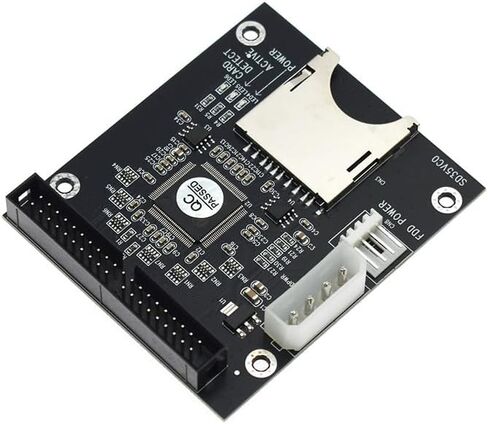 2pcs بطاقة SD SDHC إلى IDE 3.5 "40pin محول ذكور ذكور محول محرك القرص الصلب IDE in Kuwait