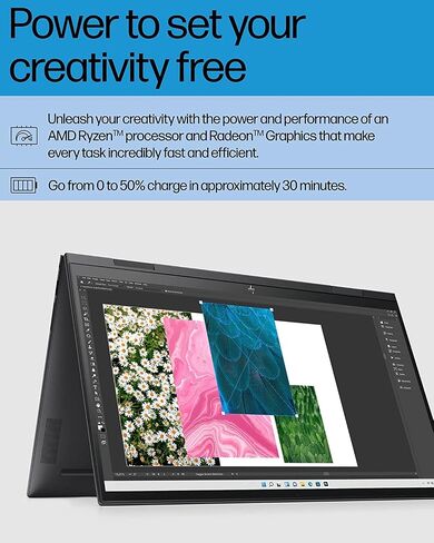 HP 2023 Envy X360 2-in-1 محمول قابلة للتحويل ، عرض شاشة لمس 15.6 بوصة ، AMD Ryzen 7 5825U ، 64 جيجابايت من ذاكرة الوصول العشوائي ، 1 تيرابايت SSD ، AMD Radeon ، Bluetooth ، كاميرا الويب ، Windows 11 Home ، Black in Kuwait