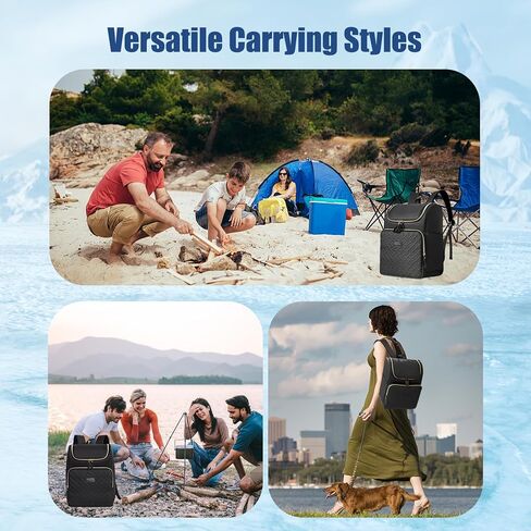 Backpack Coolers Insulated Leak Proof for Women Men, 35 Cans Large Capacity Waterproof Cooler Backpack, Soft Portable Cooler Bag for Beach Travel Camping Picnic Work in Saudi Arabia
