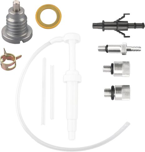 Upgrade Lower Unit Gear Oil Pump for Standard Quart Bottles compatible with 3/8in 8mm 10mm Metal Adapter，for Standard Quart Bottles Widely Fit for Marine Outboards Units(8cc) in Saudi Arabia