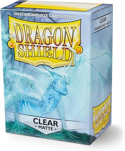 Dragon Shield Sleeves – Matte Aurora 100 CT – Card Sleeves - Smooth & Tough - Compatible with Pokémon, Magic The Gathering Cards & Digimon MTG TCG OCG & Hockey Cards in Saudi Arabia