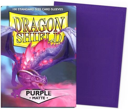 Dragon Shield Sleeves – Matte Aurora 100 CT – Card Sleeves - Smooth & Tough - Compatible with Pokémon, Magic The Gathering Cards & Digimon MTG TCG OCG & Hockey Cards in Saudi Arabia