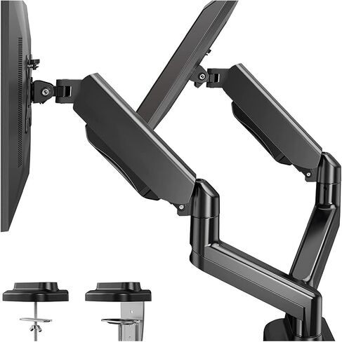Dual-Screen Pneumatic arm Monitor Stand, Double-arm Computer Stand, Lifting Base, Screen Rotor, Load-Bearing 9 kg in Saudi Arabia