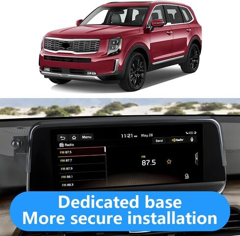 Car Phone Holder for Kia Telluride 2023 2024 2025 Auto Interior Accessories Best Cell Phones Mount Cellphone Mobile Cradle Charging Navigation Bracket Screen Stand Accessory in Saudi Arabia