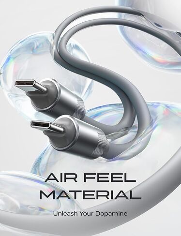 LISEN 10FT USB C Cable Fast Charging, Chubby 240W Cable USB C to USB C Fast Charging Soft Silicone USBC to USBC Parallel Cable for iPhone 17 Pro Max 16 15 Samsung S25 Ultra MacBook Pro Air iPad Purple in Kuwait