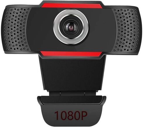 Web Camera 1080p USB Camera Recording Camera Web Camera with Microphone for PC Computer WebCam Cropable 2.0 HD Webcam 1080p (Color: 1080p) in Kuwait