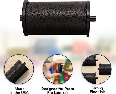 Perco Ink Roll for Perco Pro 1 Line & Perco Pro 2 Line Perco Labelers (Perco Pro Inker 4 Pack) in Saudi Arabia