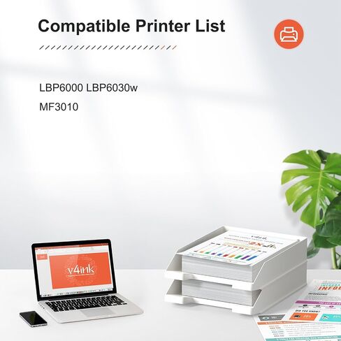 v4ink 2PK Compatible 85A Toner Cartridge Replacement for HP 85A CE285A 36A CB436A 35A CB435A Canon 125 Toner for HP Pro P1102 P1102W P1109w P1505 P1505n MFP M1212nf M1217nfw M1522n M1522nf Printer in Saudi Arabia