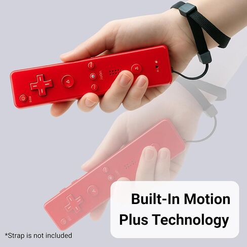 Wii Remote with Motion Plus - Wireless Bluetooth Game Controller - Official Wii and Wii U Compatible (Blue) 2 Pack (Renewed) in Saudi Arabia