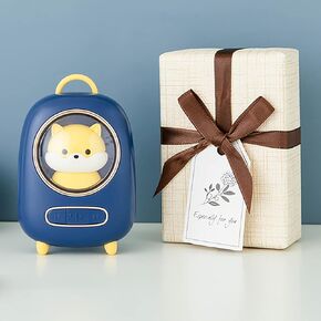 Speaker/Home Creative Desktop Mini Wireless subwoofer Cute pet Space Capsule Small Wireless Speaker (Color : Blue Size : B)