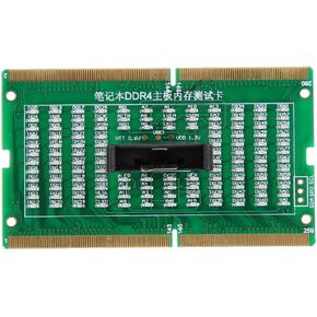 Notebook Memory Dual-Purpose Test Card with Light, SO-DIMM Analyzer Diagnostic Tester Post Test Card for PC Laptop Desktop DDR234(DDR4)