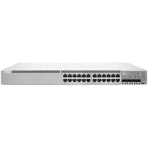 Juniper TDSourcing EX Series EX3400-24P - Switch - L3 - managed - 24 x 10/100/1000 (PoE+) + 4 x Gigabit SFP / 10 Gigabit SFP+ + 2 x 40 Gigabit QSFP+ - rack-mountable - PoE+ (370 W)