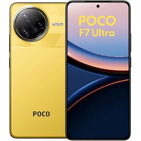 Xiaomi Poco F7 Ultra 5G (for Tmobile Mint Tello & Global) (512GB + 16GB) Ai 2K 6.67" Amoled 50MP Triple Cam NFC Dual sim Unlocked Model 24122RKC7G Liberado (Yellow)