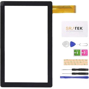 Screen Replacement for Dragon Touch Y88X PRO Tablet Touch Digitizer Glass Repair with Tools(Color: Black)