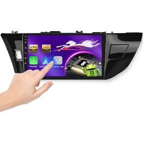 Wireless Carplay Car Stereo for Toyota Corolla 2014-2017 with 10.1-Inch Touchscreen, [Qualcomm 8-core 4+64GB] Android 13 Car Radio Android Auto BT5.1/DSP/Hi-Res Audio/WiFi/SWC/GPS/OTA
