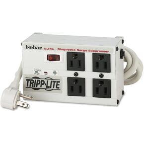 Tripp Lite ISOBAR4ULTRA ISOBAR4ULTRA Isobar Surge Suppressor, 4 Outlets, 6 ft Cord, 3330 Joules