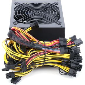 2600/2400/2000/1800W PSU ATX إمدادات الطاقة التعدين 180-265V ETH BITCOIN MINER ETHEREUM SESSENT 8 CARD