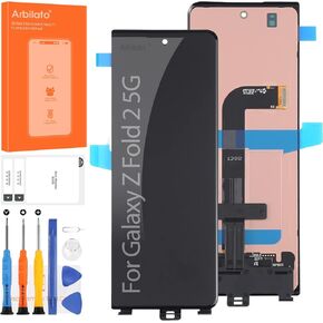 Incell Screen for Samsung Galaxy Z Fold 2 5G Screen Replacement for Samsung Z Fold2 LCD Screen SM-F916B,SM-F916U Touch Display Digitizer Assembly Repair Parts(Black Outer Small Front)