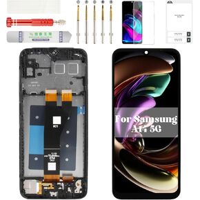 TFT for Samsung A14 5g Screen for Samsung Galaxy A14 5g LCD Display Touch Screen Repair for Galaxy A14 5g Digitizer with Frame SM-A146P SM-A146U Black (US Version)