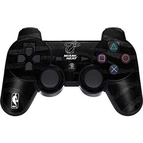 Skinit Decal Gaming Skin for PS3 Dual Shock Wireless Controller - Officially Licensed NBA Miami Heat Black Animal Print Design