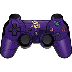 ألعاب Skinit Schecal Maming متوفرة مع وحدة التحكم اللاسلكية Dual Frack PS3 - NFL Minnesota Vikings Double Vision Design