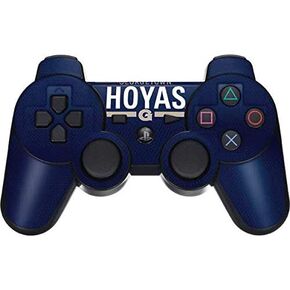 Skinit Decal Gaming Skin for PS3 Dual Shock Wireless Controller - Officially Licensed College Georgetown Hoyas Stripe Design