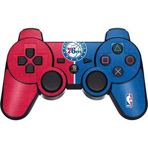 Skinit Skinit Gaming Gaming لـ PS3 Dual Shock Wireless Controller - NBA NBA Philadelphia 76ers Canvas Displ