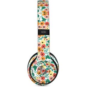 Skinit Decal Audio Skin Compatible with Beats Solo 2 Wired - Originally Designed Geometric Flowers Design
