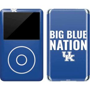 Skinit Decal MP3 Player Skin Compatible with iPod Classic (6th Gen) 80GB - Officially Licensed College Big Blue Nation Design