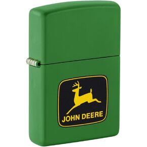 Zippo John Deere Logo Design Moss Green Pocket Lighter