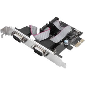 PCI Expansion Expansion Card RS232 with 256 Bytes FIFO, Suitable for PC DIY Enthusiasts, WCH382 Chip for Reliable Performance