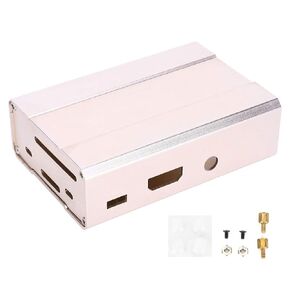 Gold Aluminum Alloy Protective Case Enclosure Box for 3 Lightweight Portable