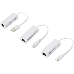 M;ic/ro USB TY>pe C to Network Card LAN Ethernet RJ45 10/100Mbps Internet Cable for an/DRO/id PC Tablet XP Vista Linux(Micro)