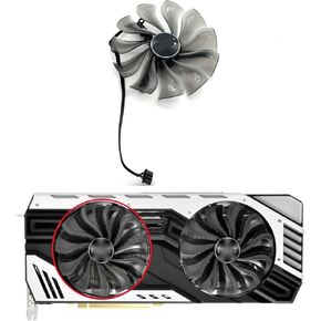 GAA8S2U FD10015H12S RTX2080 Graphics Card Cooling Fan Cooler(Gray 2-Fan)