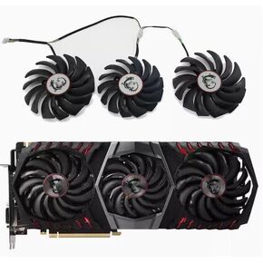 مناسب لـ MSI GTX1080TI Gaming Magic Dragon Graphics Fan PLD1001S12HH/PLD09210S12HH