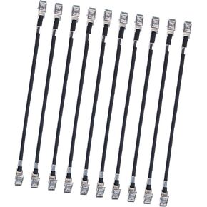 10 PCS HAT CLIPS Rindy Clips للتزلج على ركوب القوارب ، وركوب القبعة CAP Retainer لصيد الأسماك ، وحارس القبعة ، و CAP CATCHER Black