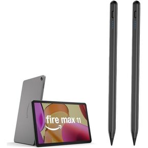 2 Pieces AMZ Fire Max 11 Pen Tablet Stylus Pen for AMZ Fire HD 10 Fire HD 8 Stylists Tablets Touch Screen Pencil (Pink)