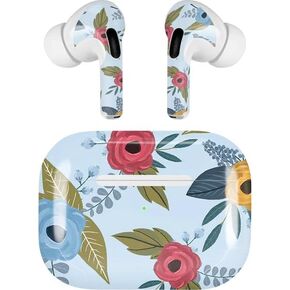 Skinit Decal Audio Skin Compatible with AirPods Pro 2nd Gen - Rose Quartz & Serenity Floral Design