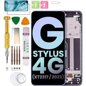 LCD Display Assembly for Motorola Moto G Stylus 4G Version (2023 Version) XT2317 Screen Replacement kit (Blue)