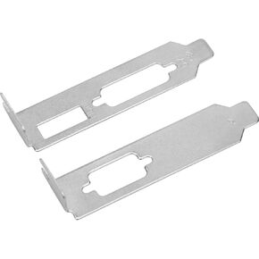 AHIER Low Profile/Half Height Bracket for HDMI + VGA + DVI ATI Nvidia Video Graphics Card