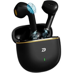 CCA ND Air3 True Wireless Earbuds, Bluetooth V5.4 Headphones with Noise Cancelling Mic, 13mm Driver, Deep Bass, 30H Playtime, Touch Control, for Sports, Gym, Commute, iPhone & Android