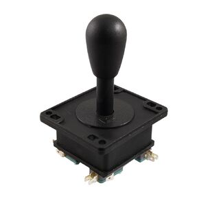 LZCKVRNM AC 250V 3A 4NO 4NC Competition Game Joystick Switch Control Black