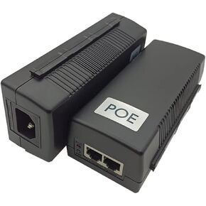 Adapter 48V 2A Injector Switch 48 V Power Line Power Line Adapter 48 Volt Power Supply 100Mb(EU 4.0mm Cord)