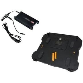 Havis Docking Station with Standard Port Replication and Power Supply - Gigabit Ethernet - USB 2.0 - USB Type A - USB 3.0 - RJ-45 - Mini-Phone 3.5 mm - UL - MIL-STD 810H 514.5 - Black (Renewed)
