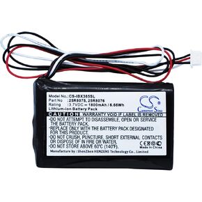 3.7V High-Performance Replacement Battery for ServeRAID 8K SAS RAID controll ABT-200 System X3650 ServerRAID 8K with 25R8076 25R8075 25R8088 BAT-00007-01-A Rev A/1800mAh