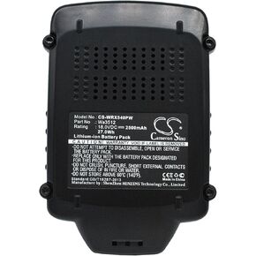 Rockwell Replacement Battery for RS2323 RK2810K RK2853K RK2800K RK2812K2 RK2856 RK2852 RK2855K2 RK2863K RK2812 RK2812K RK2800 RK2868K2 RK2701K RK1806K2 Compatible with RW9351.1(1500mAh)
