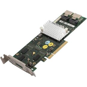 SAS Controller Card, ASHATA 8-Port SAS Ports D2616 SAS2108 SAS 6Gbs 512M Cache Array Controller Card Low Baffle,Support 32 for SAS Endpoint Devices