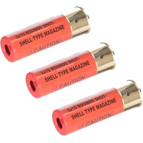 GoldenBall Double Eagle M56 Single Airsoft Shotgun Shell Type Magazine x3